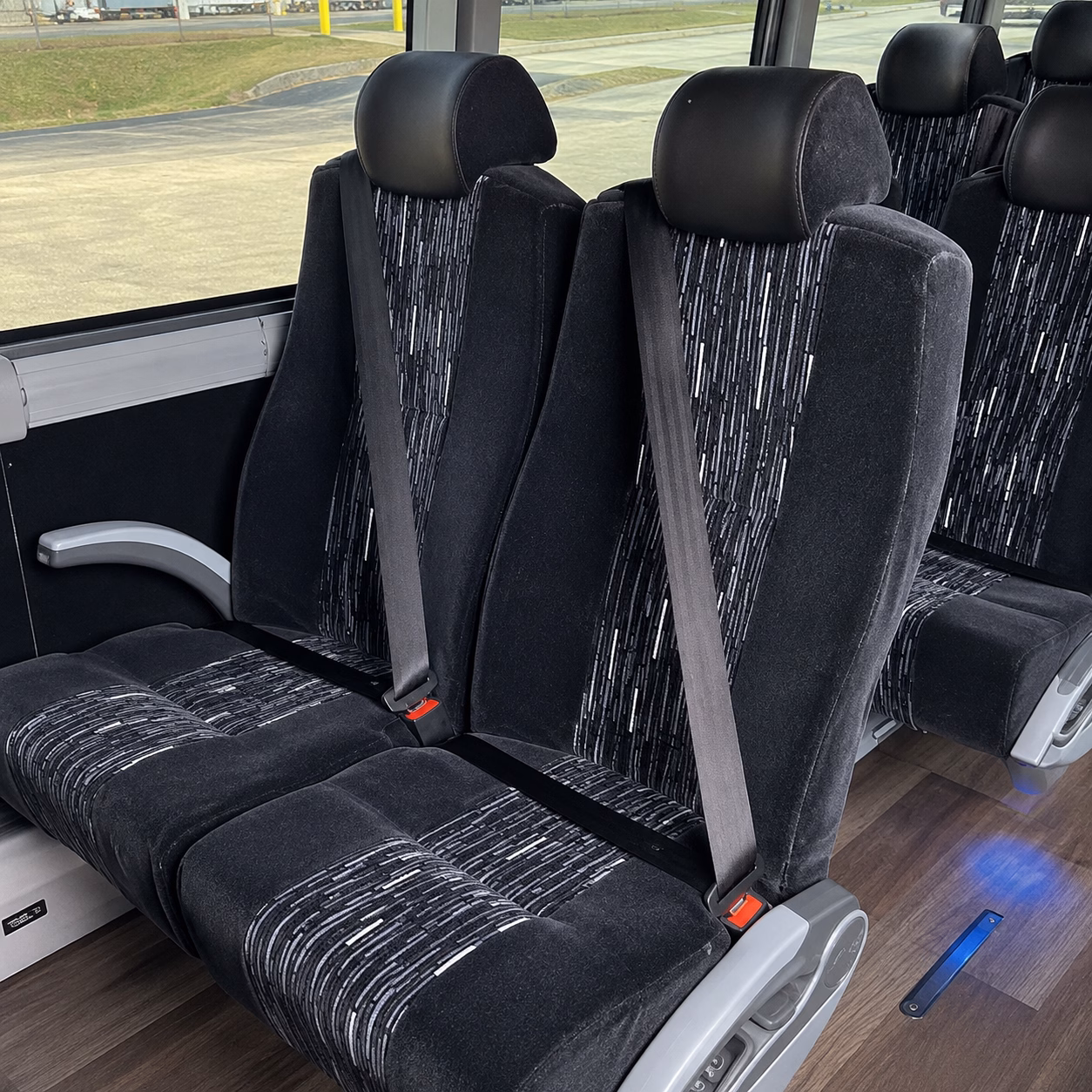 stockton charter bus services inside