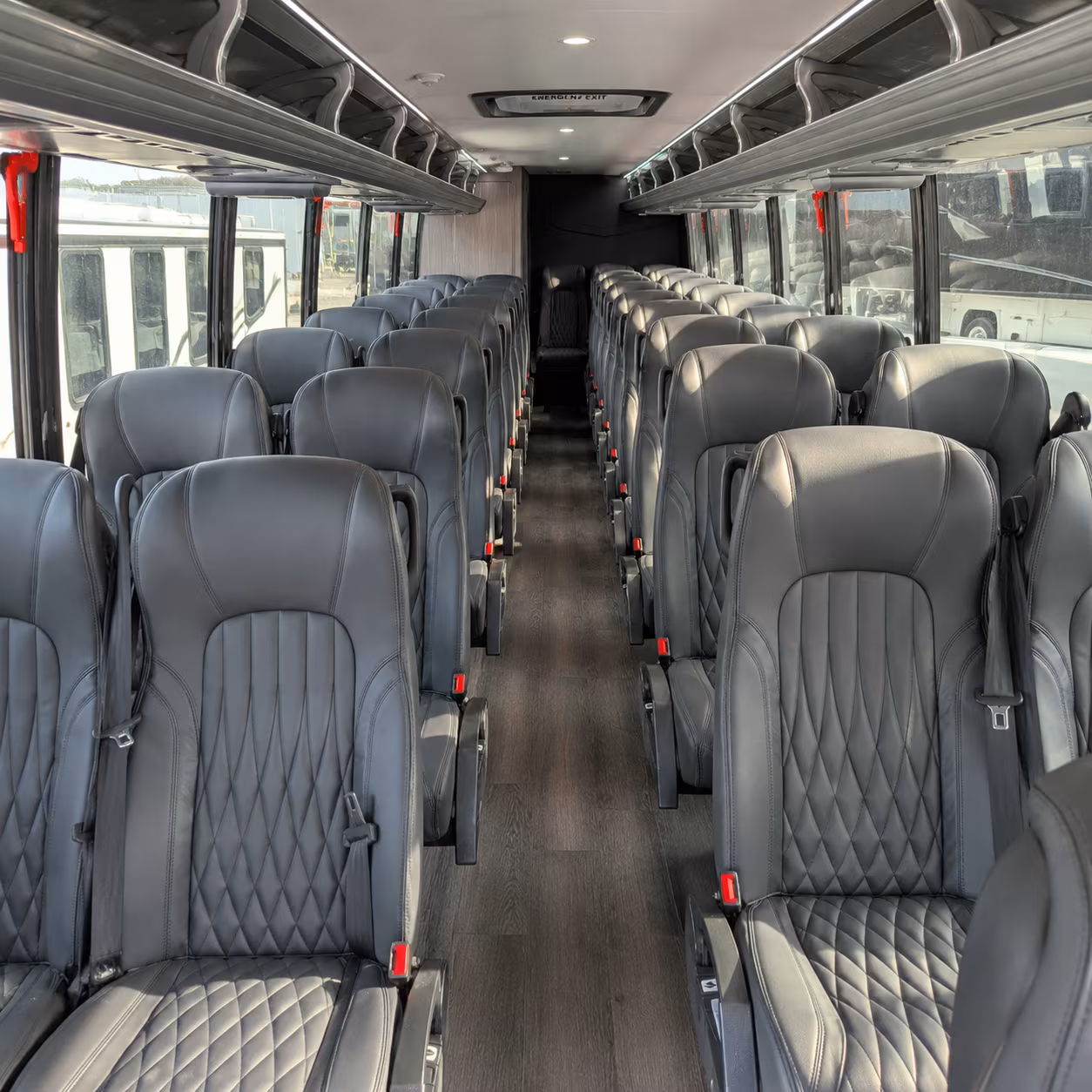 stockton sporting event transportation onboard seating