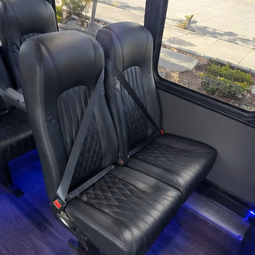 stockton wedding transportation onboard seating